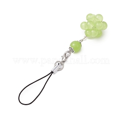 Flower Natural & Dyed Malaysia Jade Pendant Decorations&nbsp;KEYC-JKC00956