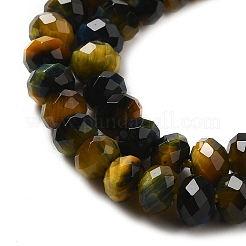 Natural Rainbow Tiger Eye Beads Strands&nbsp;G-NH0002-D04-02