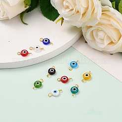 Handmade Lampwork Links Connectors&nbsp;PALLOY-JF00537