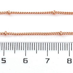 2mm Rack Plating Brass Satellite Chain Necklaces for Women Men&nbsp;MAK-L044-33RG