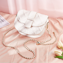 Braided Imitation Leather & Iron Chain Bag Handles&nbsp;AJEW-WH0312-99B