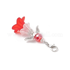 Flower Angel Acrylic & Glass Pendant Decorations&nbsp;HJEW-JM03780