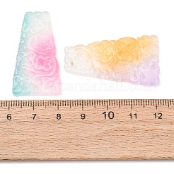 Dyed Natural Quartz Carved Pendants&nbsp;GG-CBA0022-01