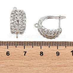 SHEGRACE Brass Hoop Earring Findings&nbsp;XGRQ79689-929P