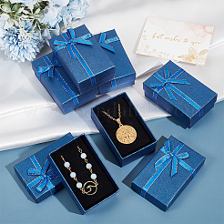 20Pcs Rectangle Paper Storage Gift Boxes with Bowknot&nbsp;CON-SC0001-17A