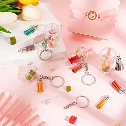 DIY Cup Charm Keychain Making Kit&nbsp;DIY-OC0009-31