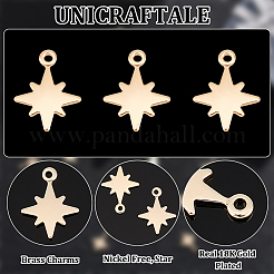 30Pcs Brass Charms&nbsp;KK-UN0002-11