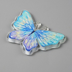 Printed Acrylic Pendants&nbsp;OACR-WH0028-22C