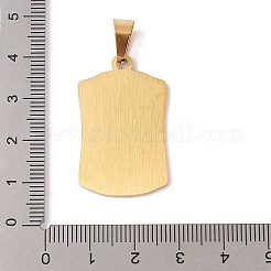 PVD Vacuum Plating 304 Stainless Steel Pendants&nbsp;STAS-M068-08G