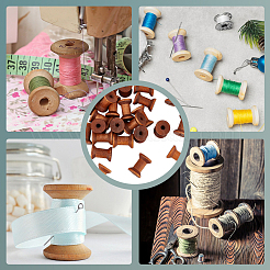 Wooden Empty Spools for Wire&nbsp;TOOL-WH0125-54C-02