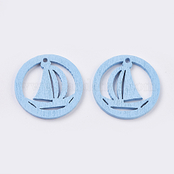 Navy Style Wood Pendants&nbsp;WOOD-L006-13