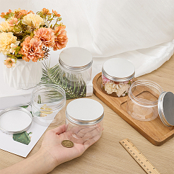 5Pcs Column PET Airtight Food Storage Containers&nbsp;CON-DJ0001-30