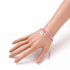 Waxed Polyester Cord Braided Bracelets&nbsp;BJEW-JB05663-05