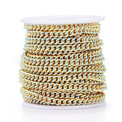 Two Tone Handmade Brass Curb Chains&nbsp;CHC-I035-01G-05