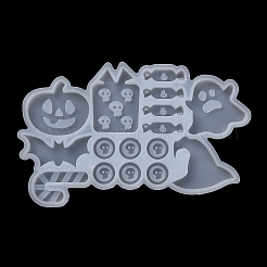 Halloween Theme Ghost/Candy/Bat DIY Silicone Molds&nbsp;DIY-F143-03