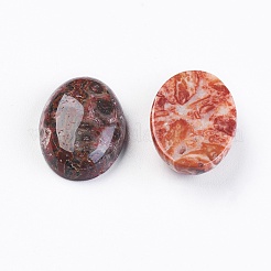 Natural Leopard Skin Jasper Cabochons&nbsp;X-G-LS18x13x10