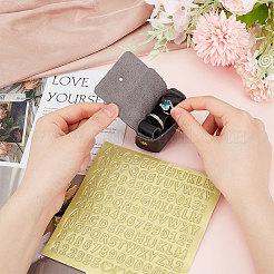 Imitation Leather Wedding Ring Storage Case with Alloy Clasps and PVC Stickers for Pet&nbsp;AJEW-FG0004-27B