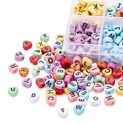 500Pcs 10 Colors Opaque Acrylic Enamel Beads&nbsp;MACR-YW0001-48
