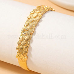 Brass Textured Open Cuff Bangles for Women&nbsp;WGE2CBB-01