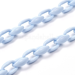 Personalized Acrylic Cable Chain Necklaces&nbsp;NJEW-JN02898-01
