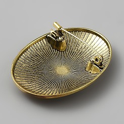 Viking Oval with Symbol Alloy Lapel Pins for Backpack Clothes&nbsp;JEWB-WH0051-042AB