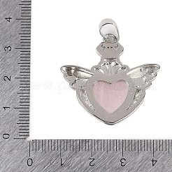 Natural Rose Quartz Pendants&nbsp;G-I366-01P-18
