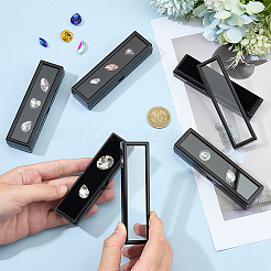12Pcs Rectangle Acrylic Necklace Storage Boxes&nbsp;CON-WH0110-59