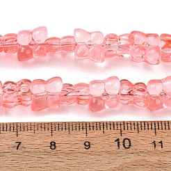 Transparent Glass Beads Strands&nbsp;GL-CBAAE04-01H