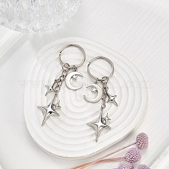 Star & Moon Alloy Keychain&nbsp;KEYC-SW00014-04