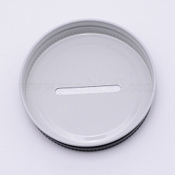 Tinplate Coin Slot Bank Lids&nbsp;FIND-WH0047-14D