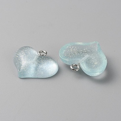 Transparent Resin Pendants&nbsp;FIND-WH0152-330A-02