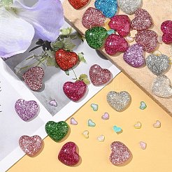 50Pcs 2 Styles Resin Cabochons&nbsp;CRES-YW0002-39