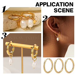 10 Pairs 304 Stainless Steel Huggie Hoop Earrings&nbsp;EJEW-BBC0002-32