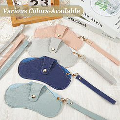 1Pc Imitation Leather Glasses Cases&nbsp;AJEW-CN0006-11B