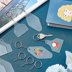 DIY Blank Charm Keychain Making Kits&nbsp;DIY-CA0004-68