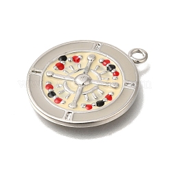 Brass Enamel Pendants&nbsp;FIND-C065-28P