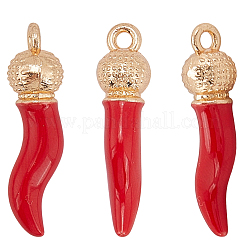 20Pcs 2 Colors Opaque Resin Pendants&nbsp;RESI-SC0006-21