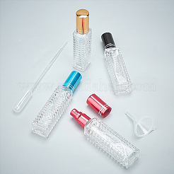 14Pcs 7 Colors Refillable Glass Plastic Spray Bottles&nbsp;MRMJ-BC0002-90