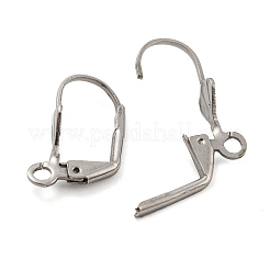 Non-Tarnish 304 Stainless Steel Leverback Earring Findings&nbsp;STAS-P360-02A-P