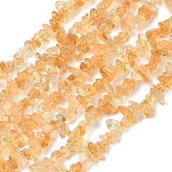 Natural Citrine(Heated) Beads Strands&nbsp;G-K400-A01-5x8