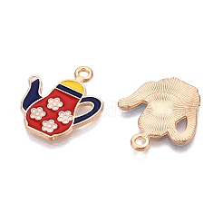 Alloy Enamel Pendants&nbsp;ENAM-T020-46-RS