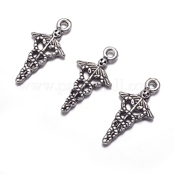 Tibetan Style Alloy Pendants&nbsp;TIBEP-N009-060AS-NR