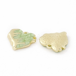 Alloy Enamel Pendants&nbsp;FIND-E026-05LG-03