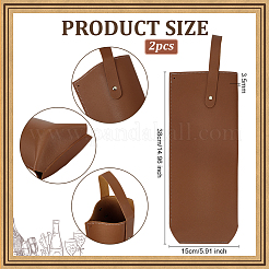 Imitation Leather Single Wine Bottle Tote Bags&nbsp;ABAG-WH0044-85