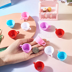 25Pcs 5 Styles Plastic Mini Teacup&nbsp;DJEW-TA0001-51