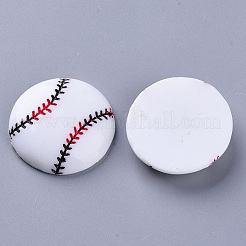 Sport Theme Resin Cabochons&nbsp;X-CRES-N021-05B
