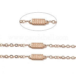 Ion Plating(IP) 304 Stainless Steel Rectangle Link Chains&nbsp;STAS-B041-10RG