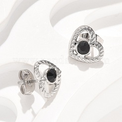 304 Stainless Steel Stud Earrings&nbsp;EJEW-F361-06P