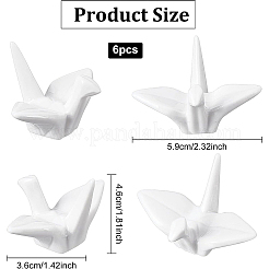 Porcelain Chopstick Rest&nbsp;DJEW-WH0015-51