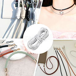 5 Yards Round PU Leather Cords&nbsp;LC-CL0001-05B